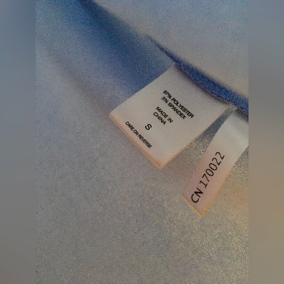 Baby Blue Top with Bell Layered Sleeves - Picture 3 of 5